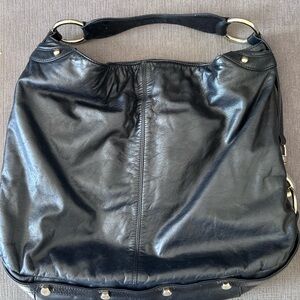 Rebecca Minkoff Black Leather Hobo Bag